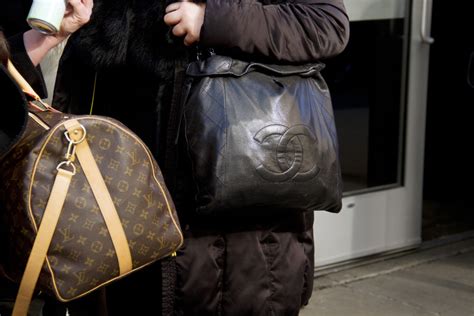 The sale of counterfeit luxury fashion goods is on the 